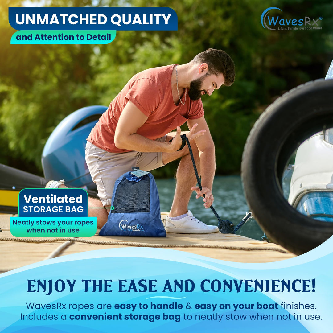 3/8” X 15’ DOCK LINES