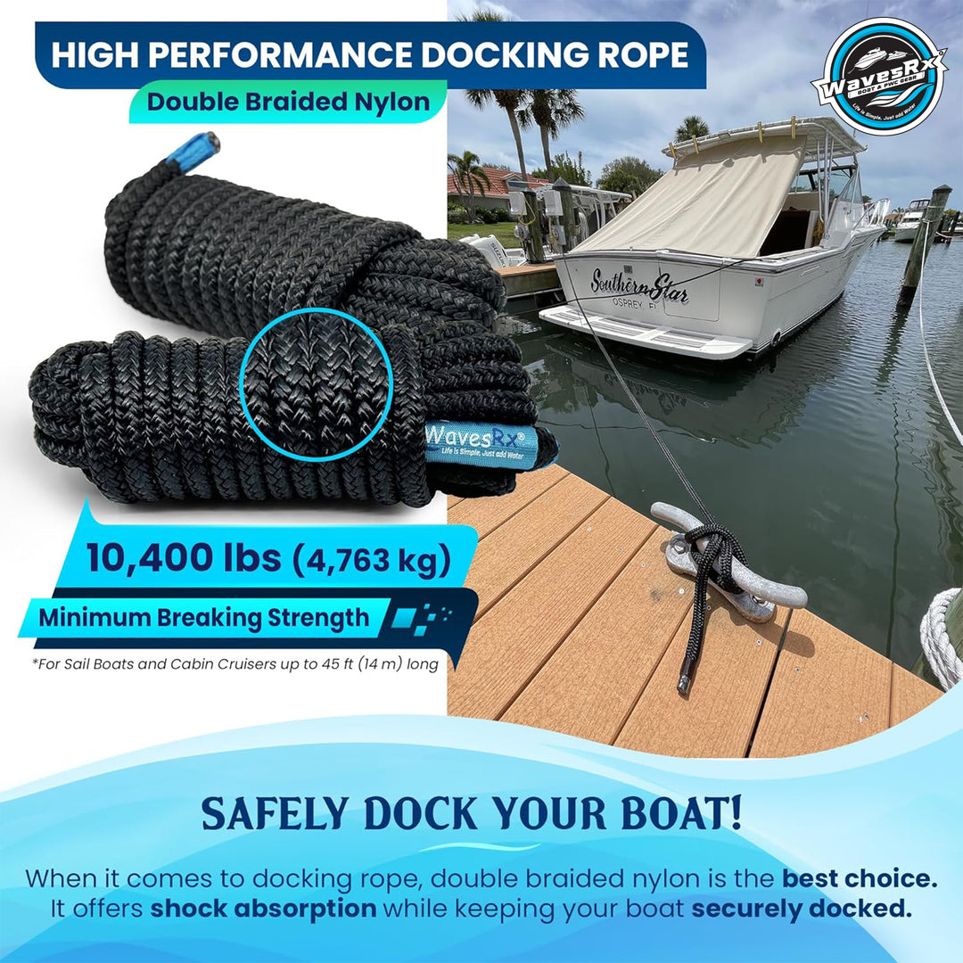 5/8” X 25’ DOCK LINES