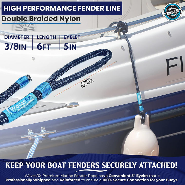 3/8” X 6’ FENDER LINES