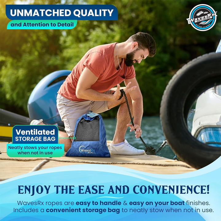 5/8” X 25’ DOCK LINES