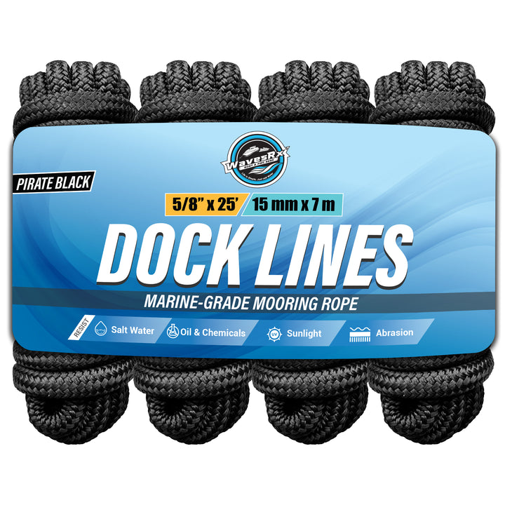 5/8” X 25’  DOCK LINES