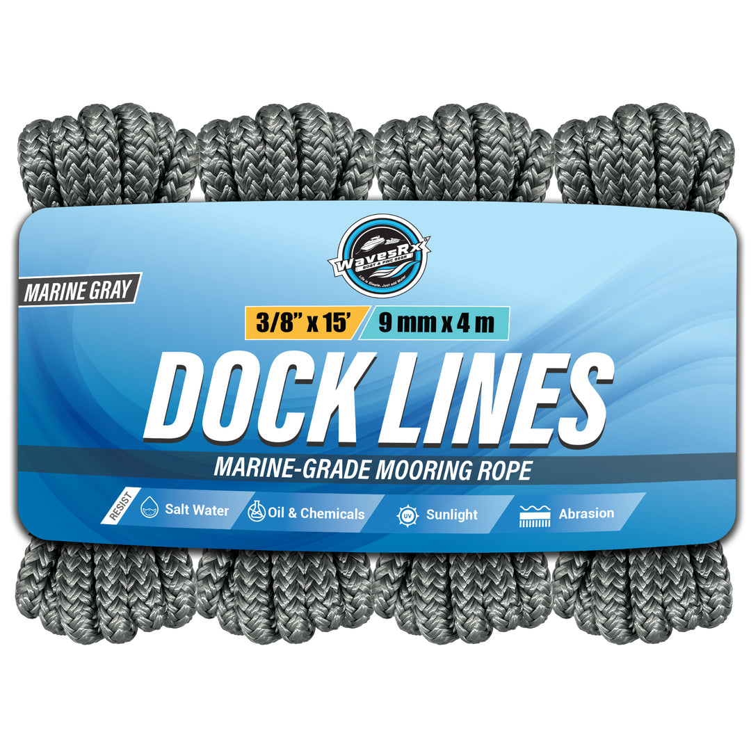 3/8” X 15’ DOCK LINES