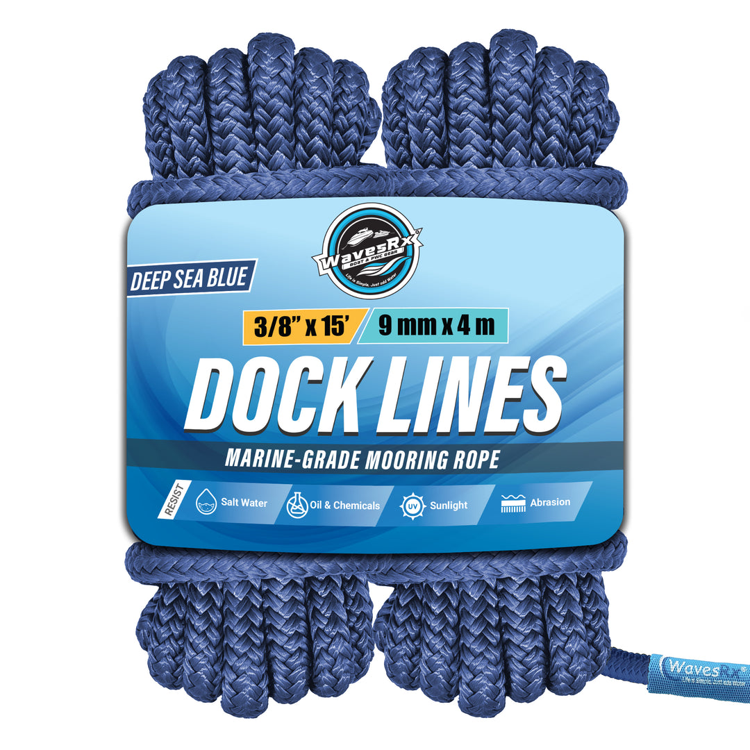 3/8” X 15’ DOCK LINES