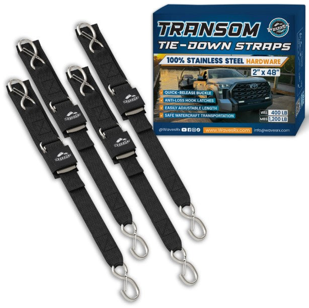 48IN BOAT TRANSOM STRAPS
