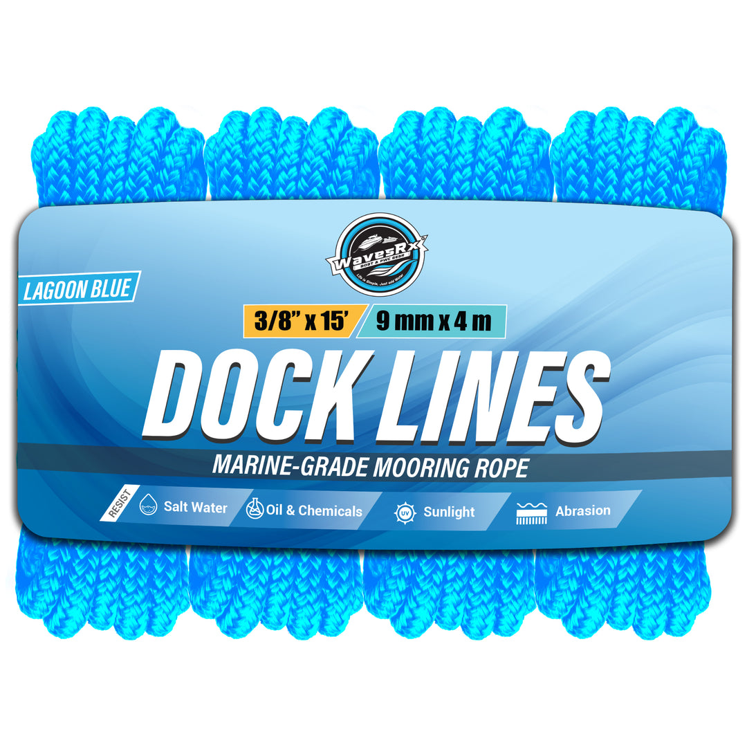 3/8” X 15’ DOCK LINES