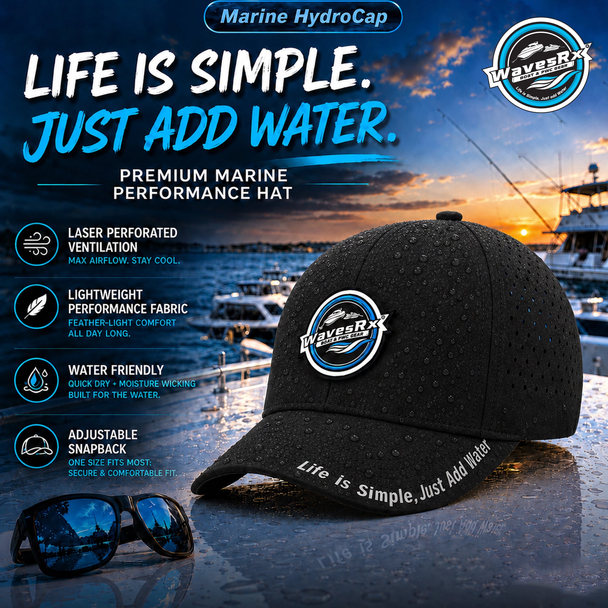 HydroCap Marine Hat