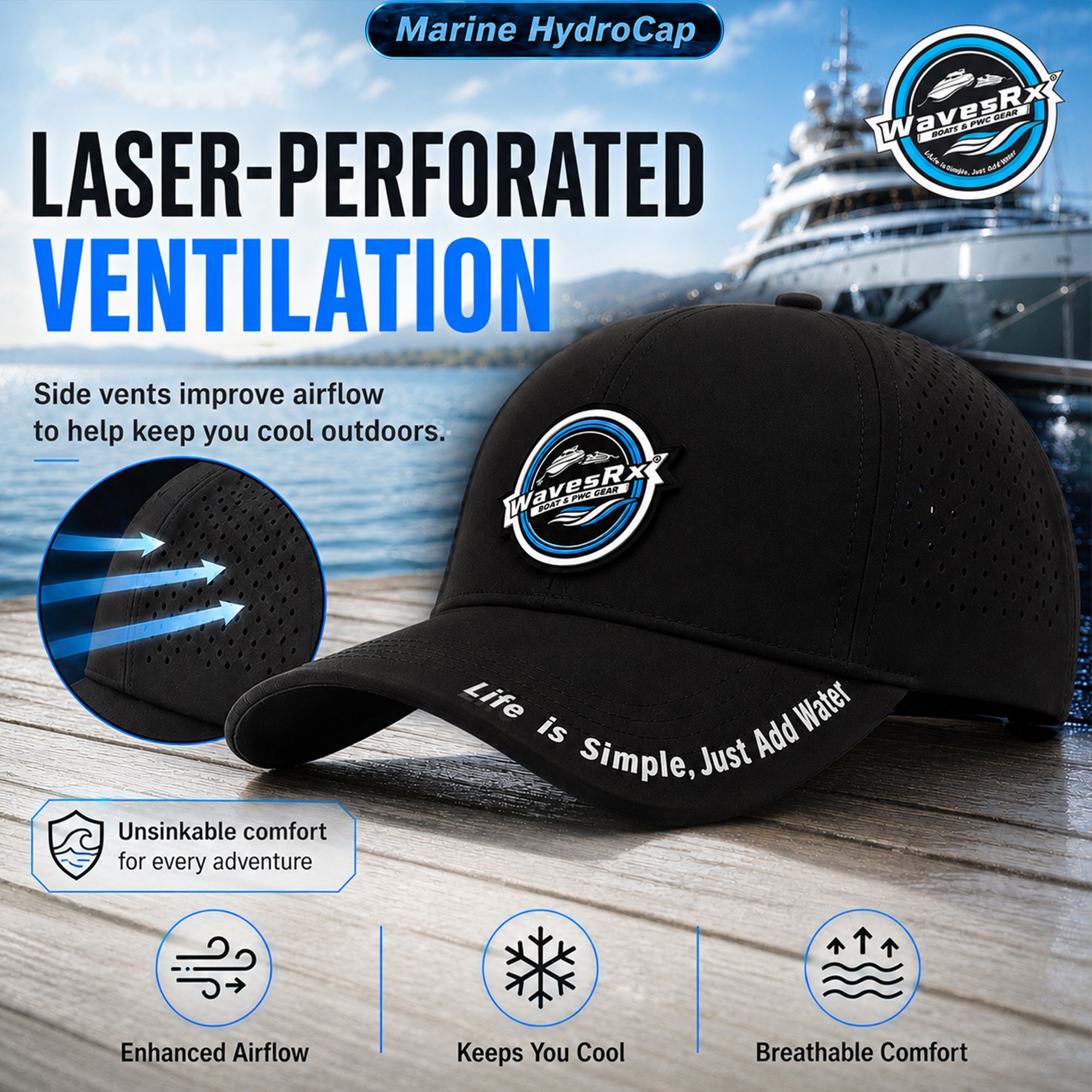 HydroCap Marine Hat