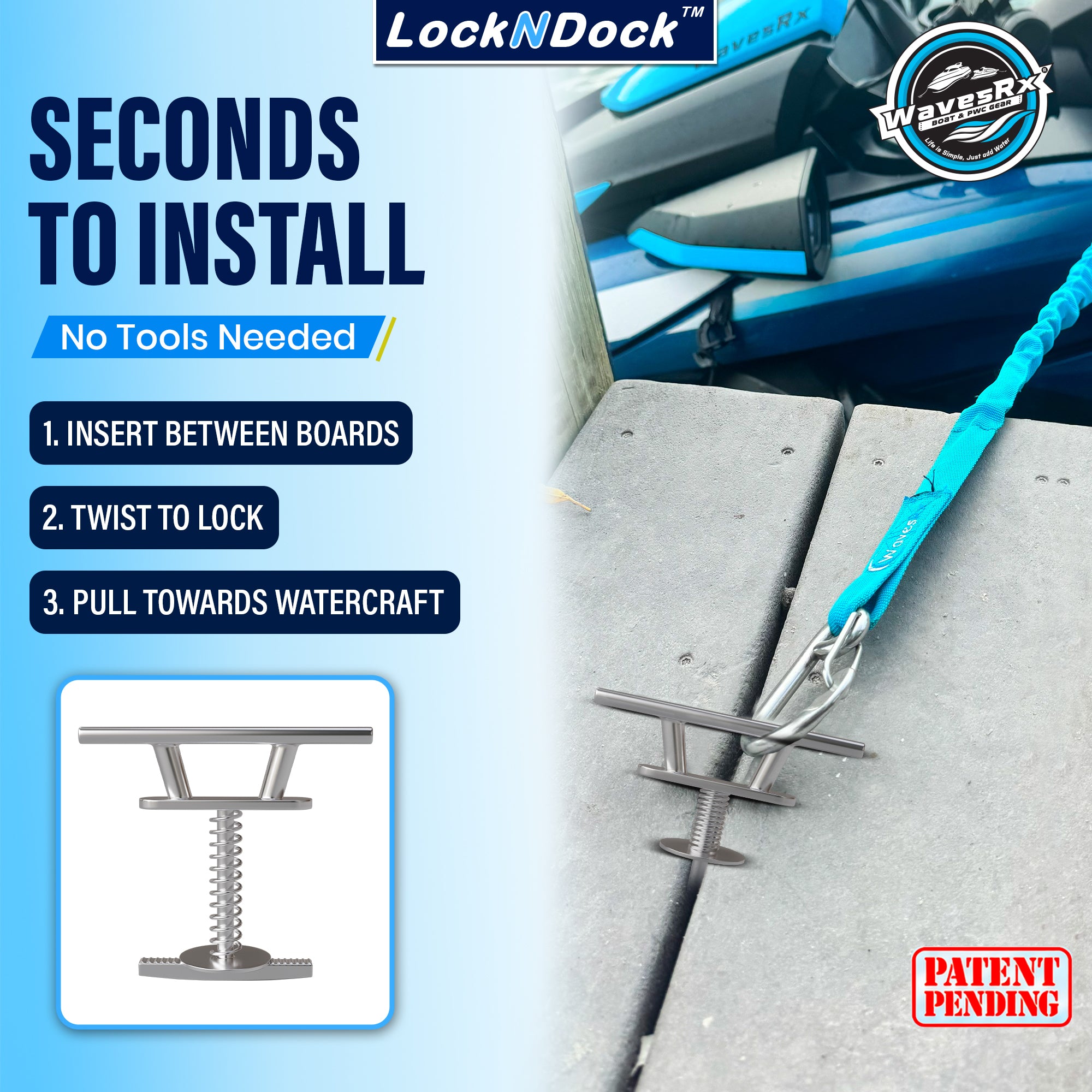 LOCKNDOCK™ CLEAT V3