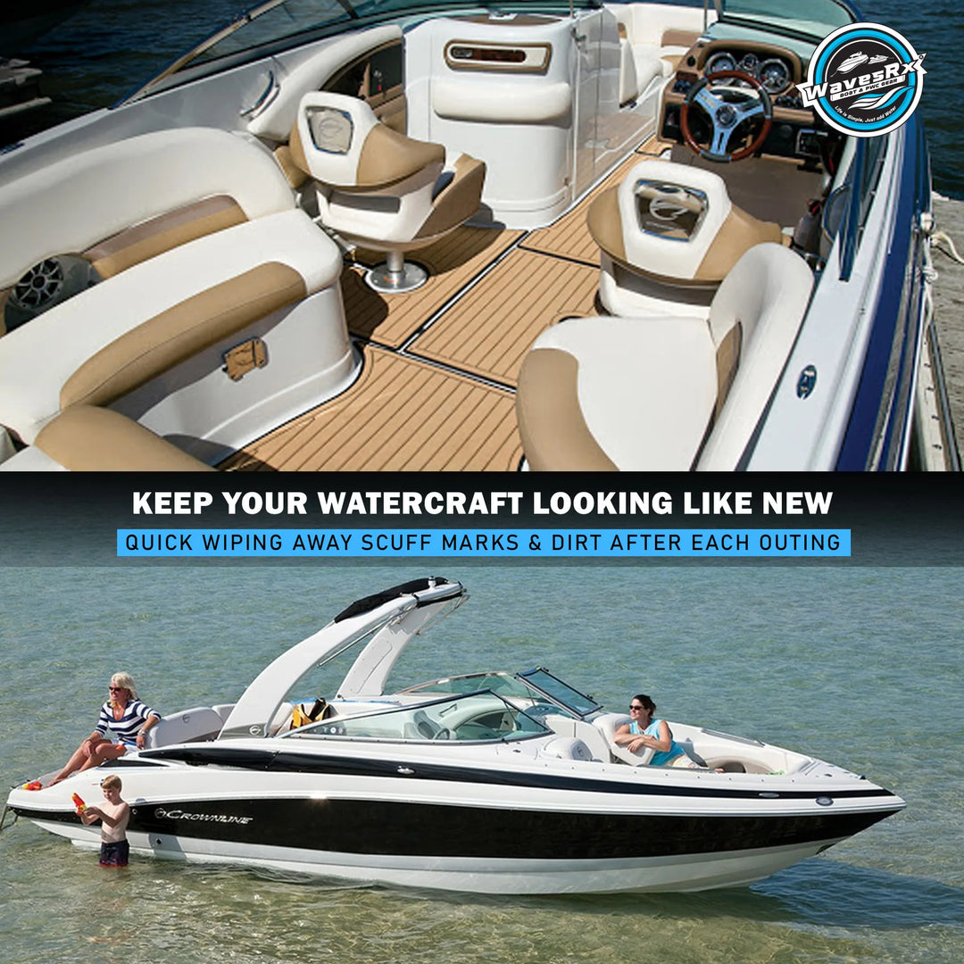 WAVESRX BOAT SCUFF & GRIME ERASERS PAD + BOAT WASH (EPICWASH) + ENGINE FLUSH (EPICFLUSH) + BILGEPODS