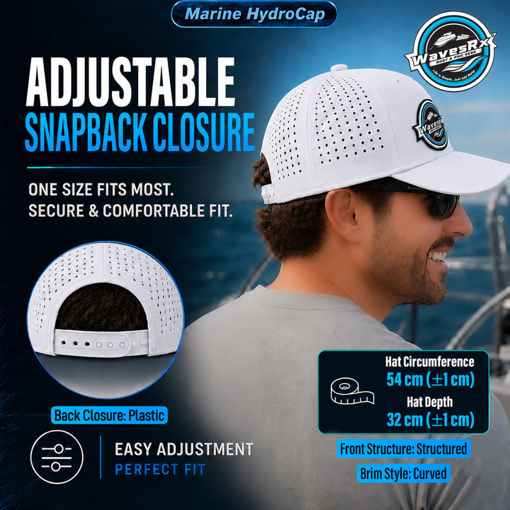 HydroCap Marine Hat (White)