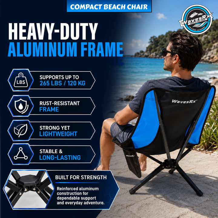 WAVESRX Compact Beach Chair