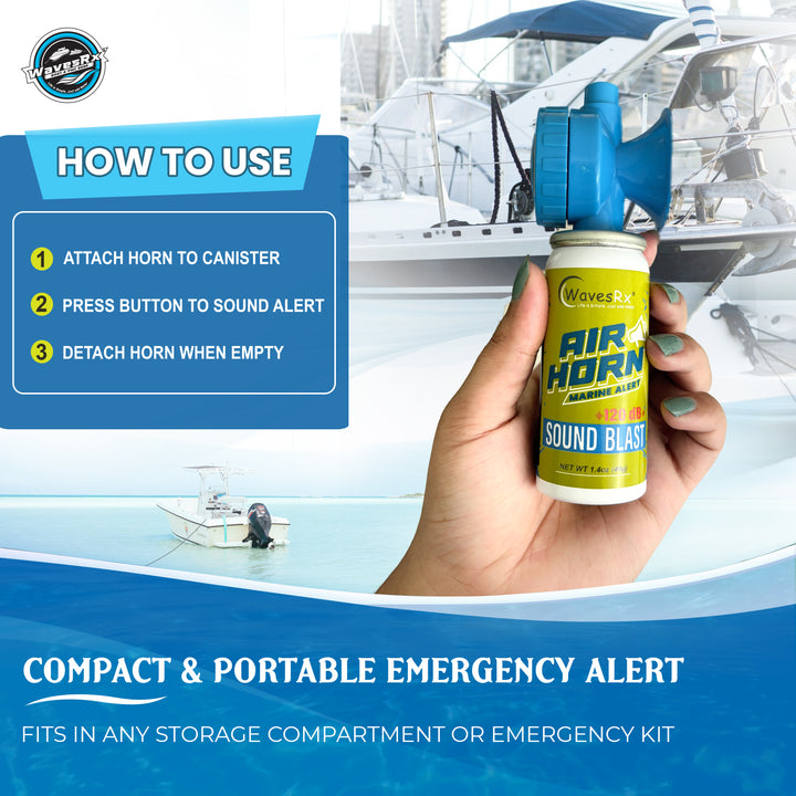 SAFETY ALERT AIR HORN