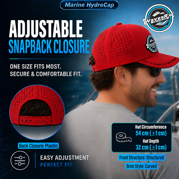 HydroCap Marine Hat (Red)