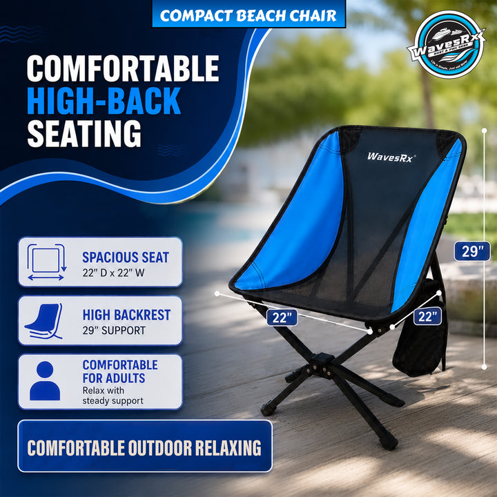 WAVESRX Compact Beach Chair