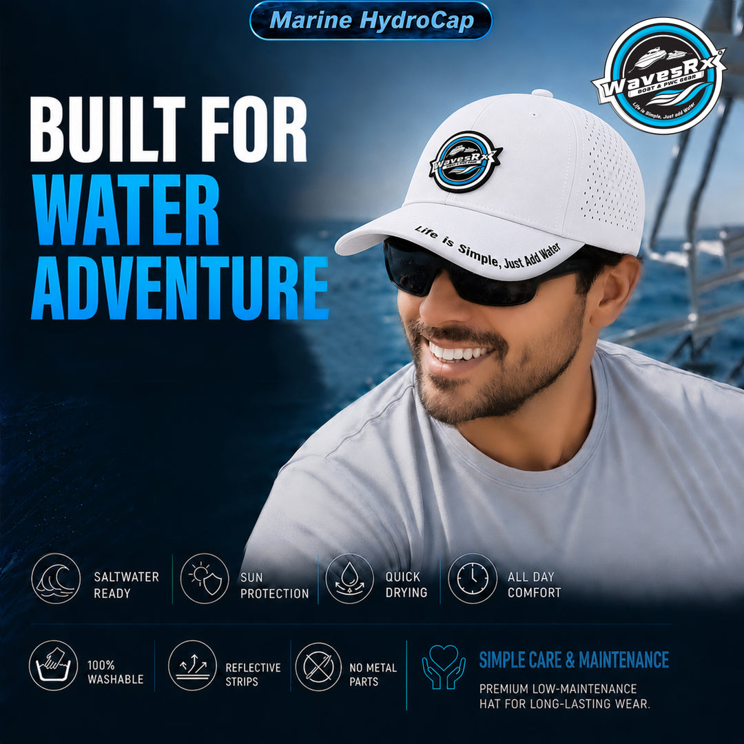 HydroCap Marine Hat (White)