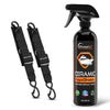 WAVESRX 24" JET SKI TIE-DOWN STRAPS (2PK) + CERAMIC SPRAY WAX (AQUASHIELD)
