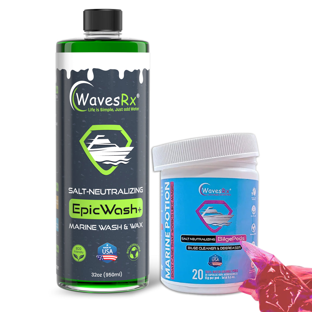 WAVESRX BOAT & JET SKI WASH + BILGE CLEANING PODS