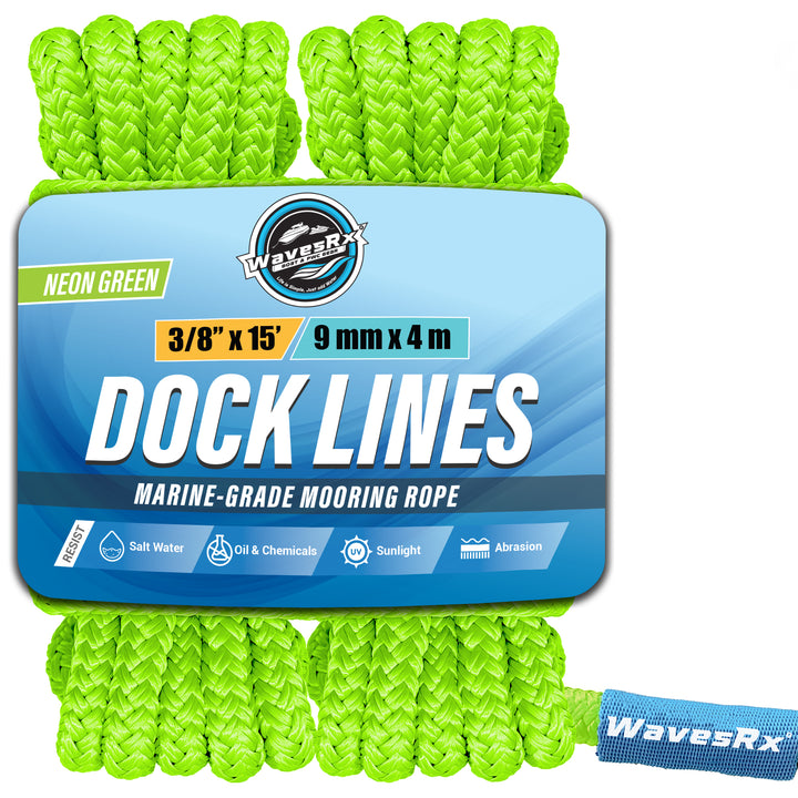 3/8” X 15’ DOCK LINES