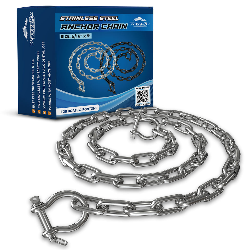 5FT ANCHOR CHAIN FOR BOATS – WavesRx
