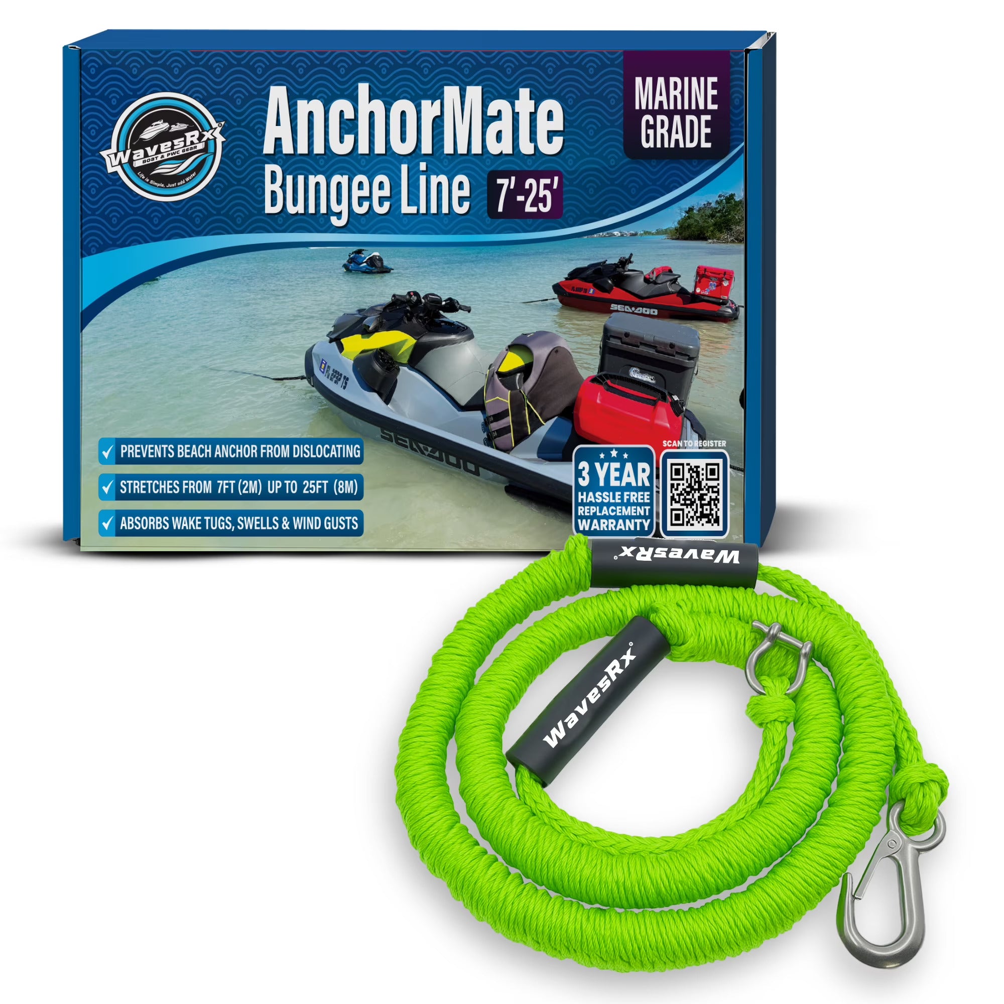7'-25' ROUND BUNGEE – WavesRx