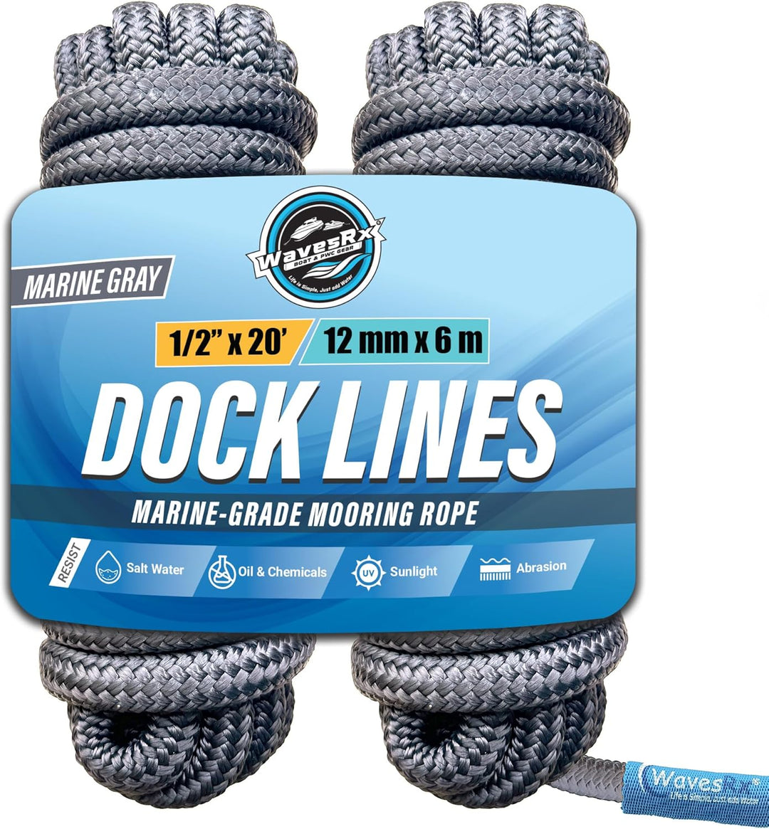 1/2” X 20’ PREMIUM DOCK LINE