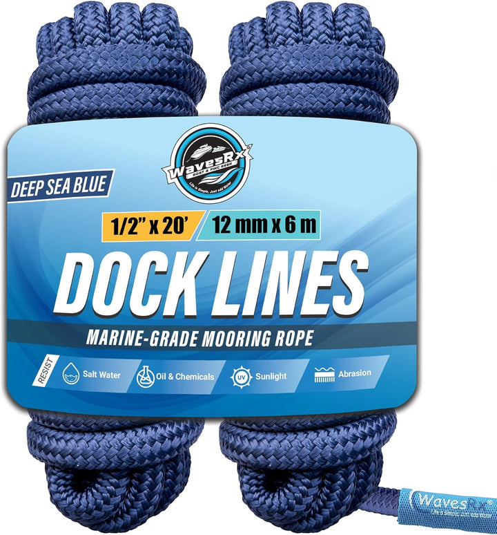 1/2” X 20’ PREMIUM DOCK LINE
