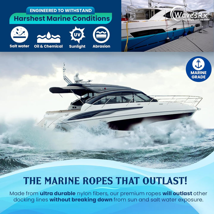 3/8” X 15’ PREMIUM DOCK LINE