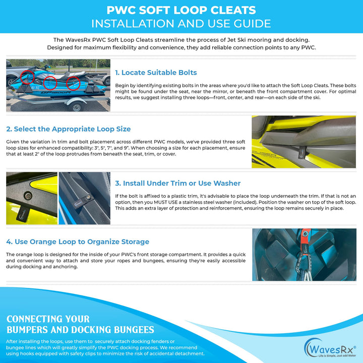 SOFT LOOPS JET SKI CLEATS