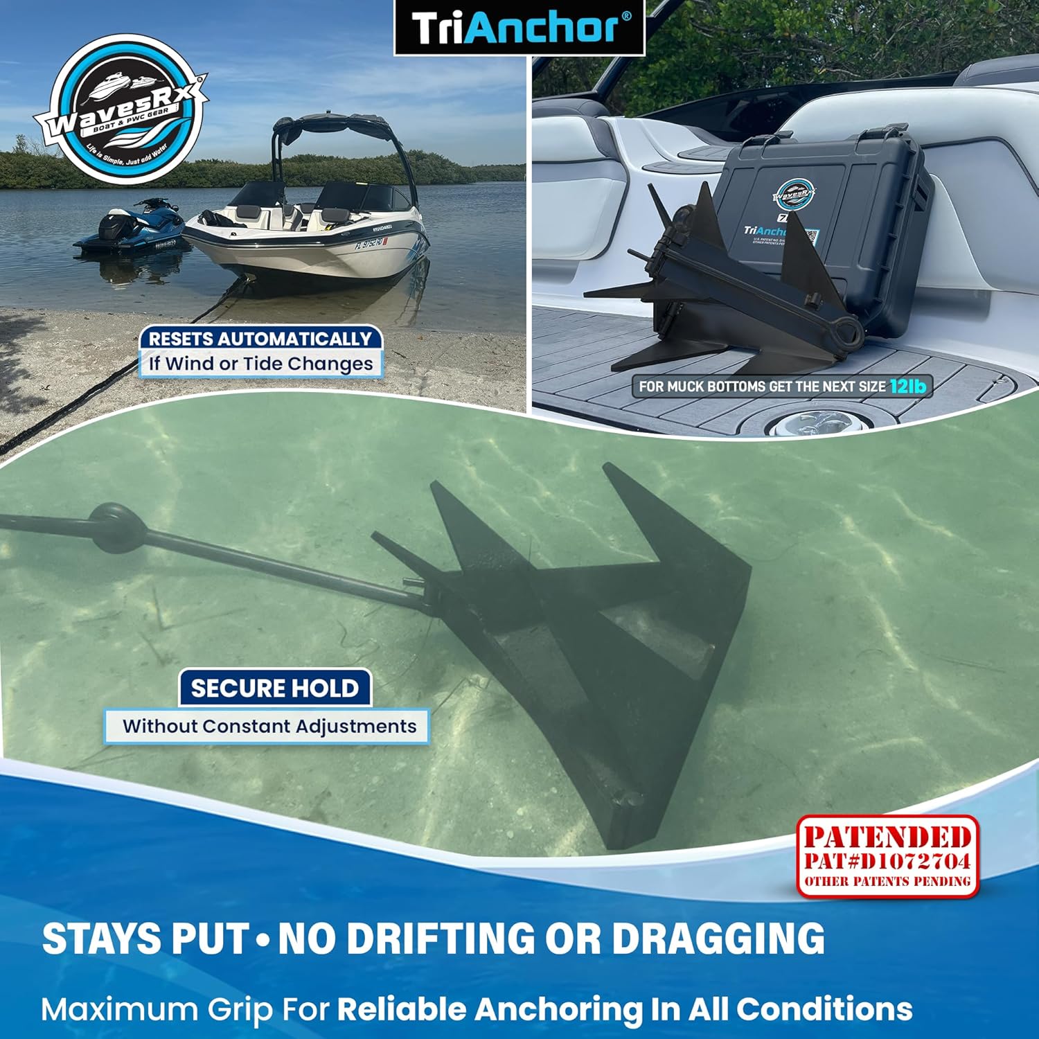 7LB FOLDING TRIANCHOR