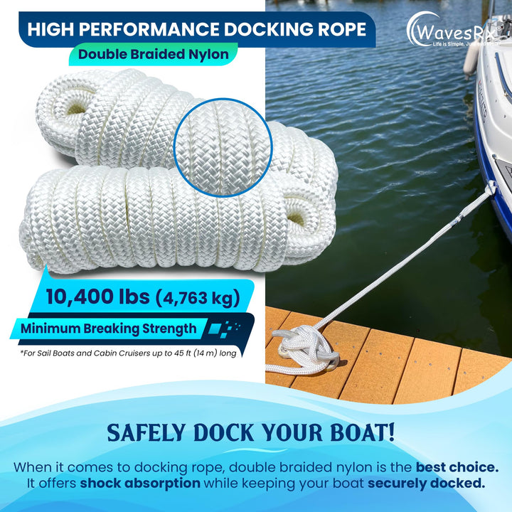 5/8” X 25’ PREMIUM DOCK LINE