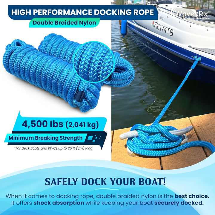 3/8” X 15’ PREMIUM DOCK LINE