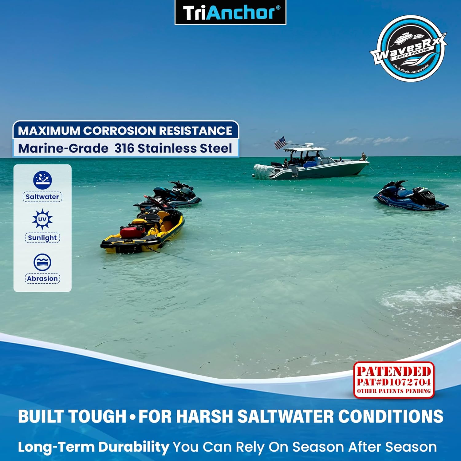 5LB FOLDING TRIANCHOR