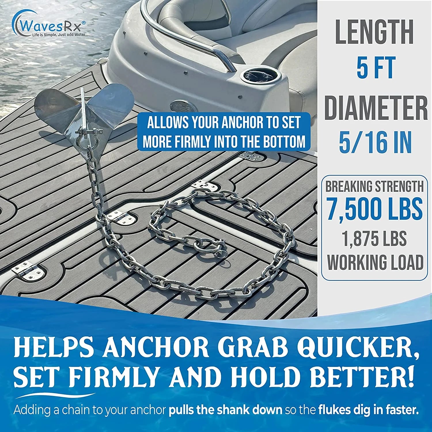 COMPLETE BOAT ANCHORING KIT