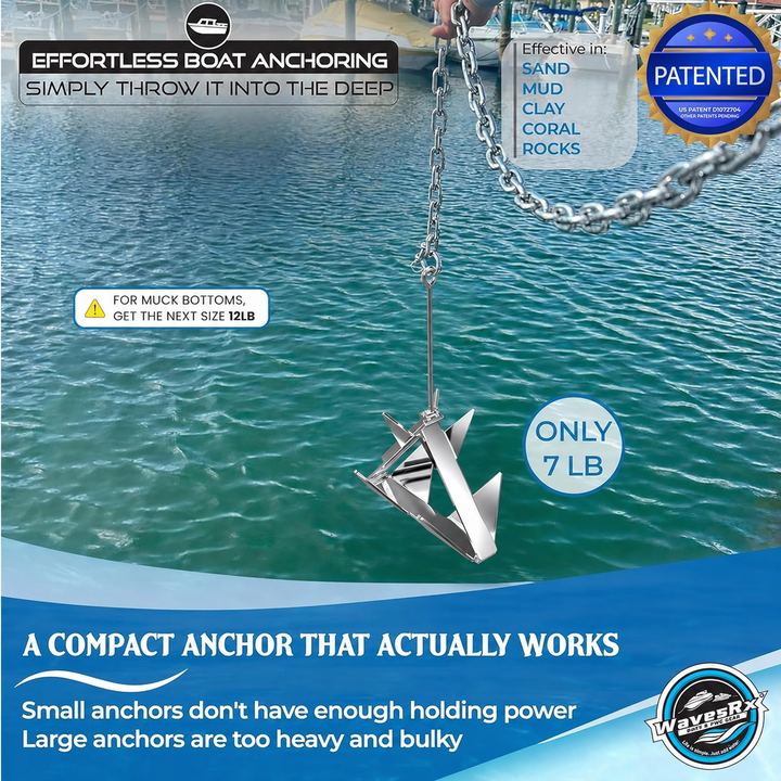 7LB FOLDING TRIANCHOR