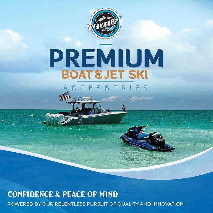 WAVESRX ULTIMATE JET SKI DOCKING BUNDLE | TRIFENDER (2PK) + DOCKINGPAL BUNGEE 3'-5' (2PK) + SOFT LOOP CLEATS