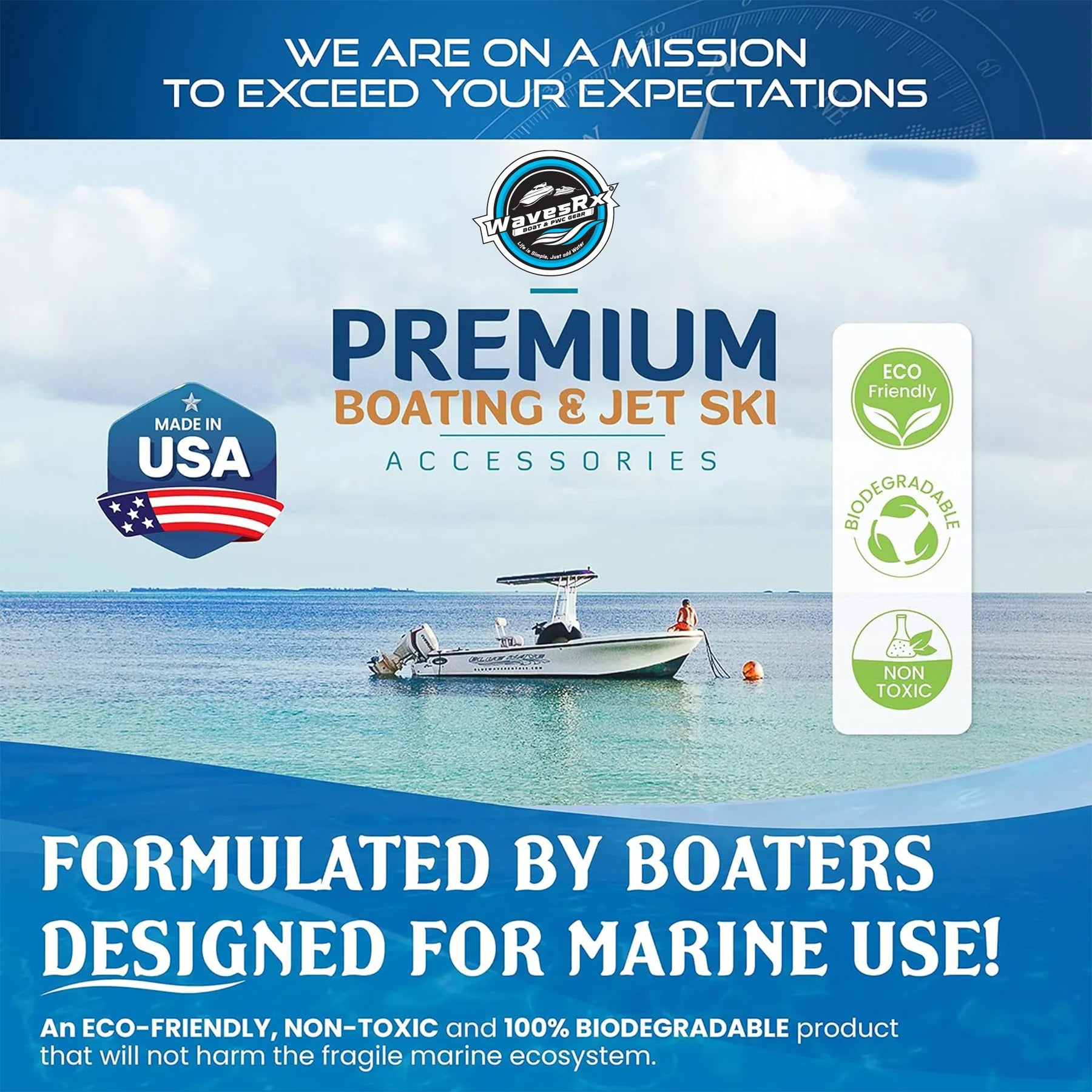 WAVESRX BOAT & JET SKI WASH + BILGE CLEANING PODS