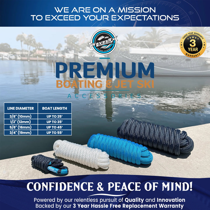 3/8” X 6’ FENDER LINES