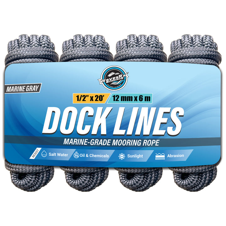 1/2” X 20’ DOCK LINES
