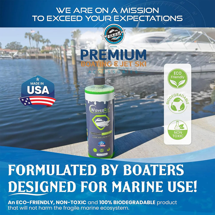 WAVESRX BOAT SOAP (EPICWASH) + ENGINE FLUSH (EPICFLUSH) + BILGEPODS