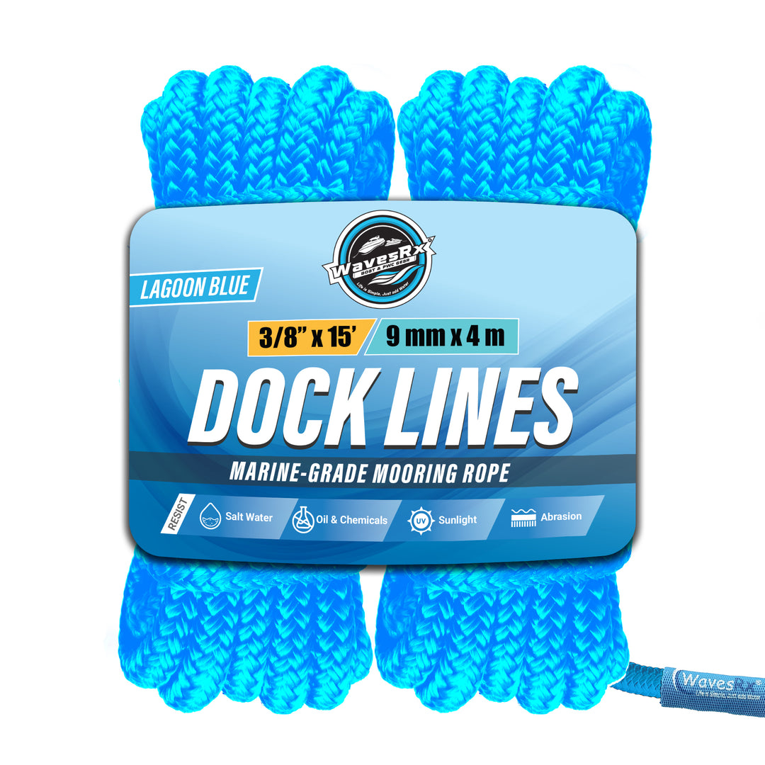 3/8” X 15’ DOCK LINES