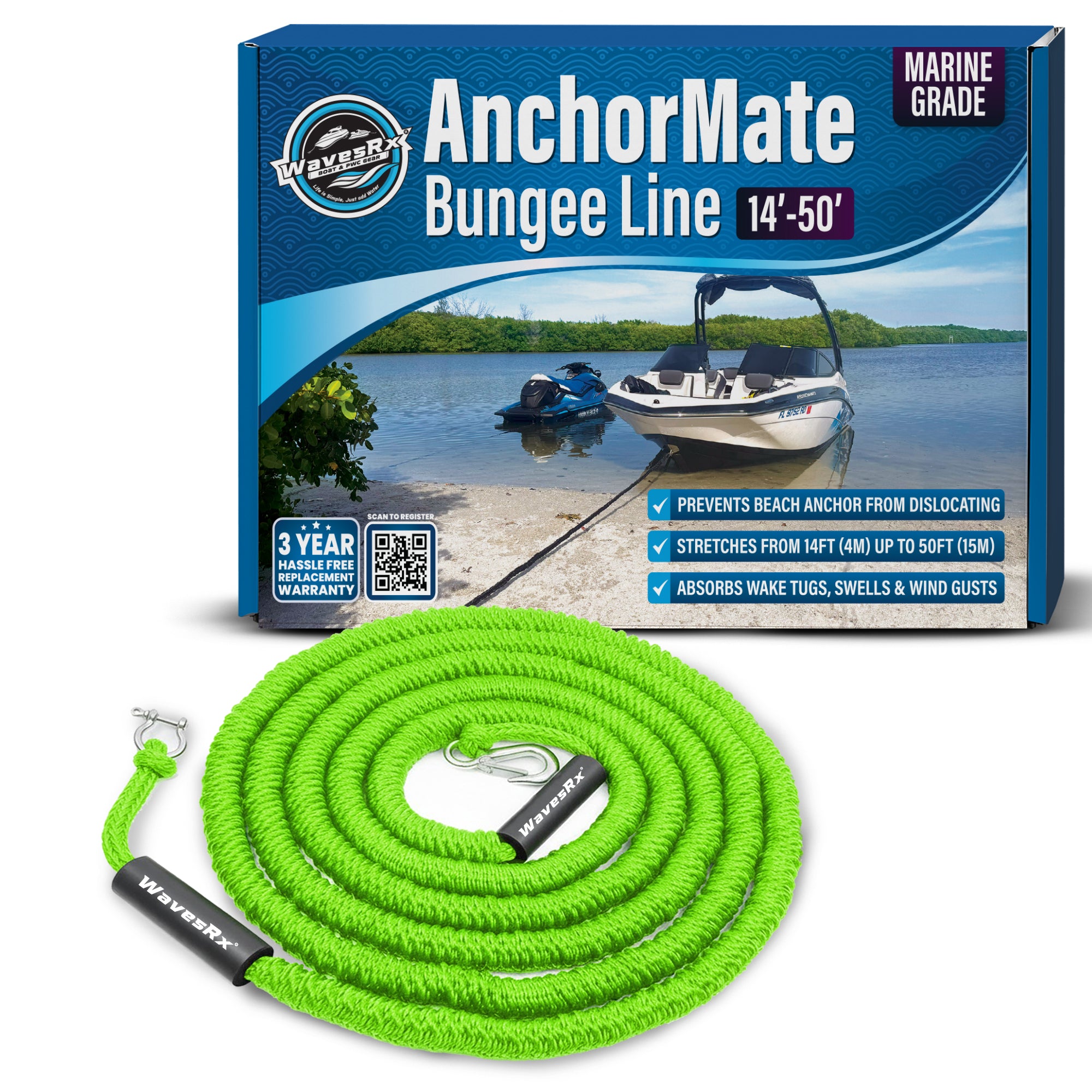 14'-50' ROUND BUNGEE – WavesRx