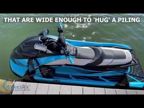 WAVESRX ULTIMATE JET SKI DOCKING BUNDLE | PWC TRIFENDER BUMPERS (2PK) + DOCKINGPAL BUNGEE ROPES 3'-5' (2PK) + SOFT LOOP CLEATS