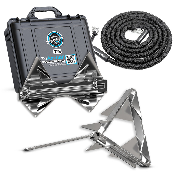 7LB TRIANCHOR + 14FT BUNGEE