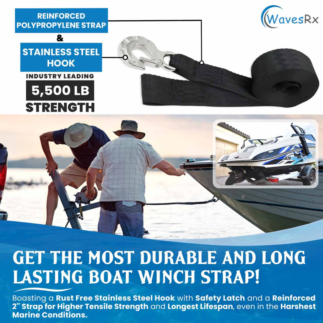 BOAT TRAILER WINCH STRAP