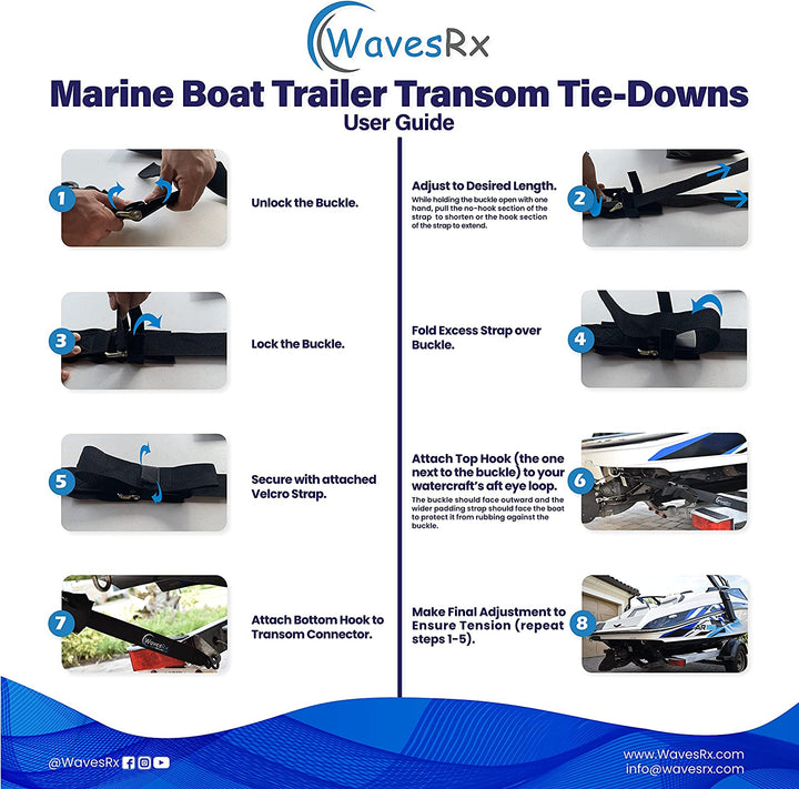 24IN PWC TRANSOM STRAPS