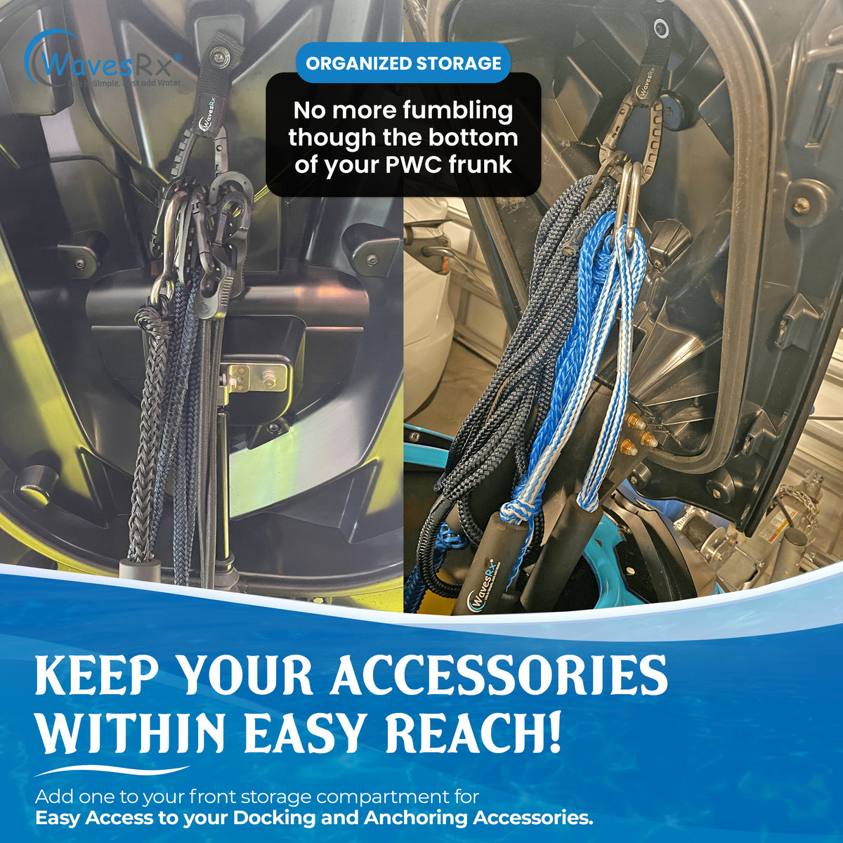 WAVESRX Strandankerbundel voor PWC | 12 inch WaveCobra aluminium spike-hekanker 7ft AnchorMate platte bungee (strekt zich uit tot 4,3 m) | Ultralicht gepatenteerd ontwerp houdt uw jetski veilig WAVESRX Strandankerbundel voor PWC | 12 inch WaveCobra aluminium spike-hekanker 7ft AnchorMate platte bungee (strekt zich uit tot 4,3 m) | Ultralicht gepatenteerd ontwerp houdt uw jetski veilig